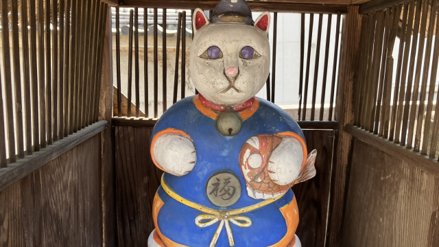 住吉神社　恵比寿猫