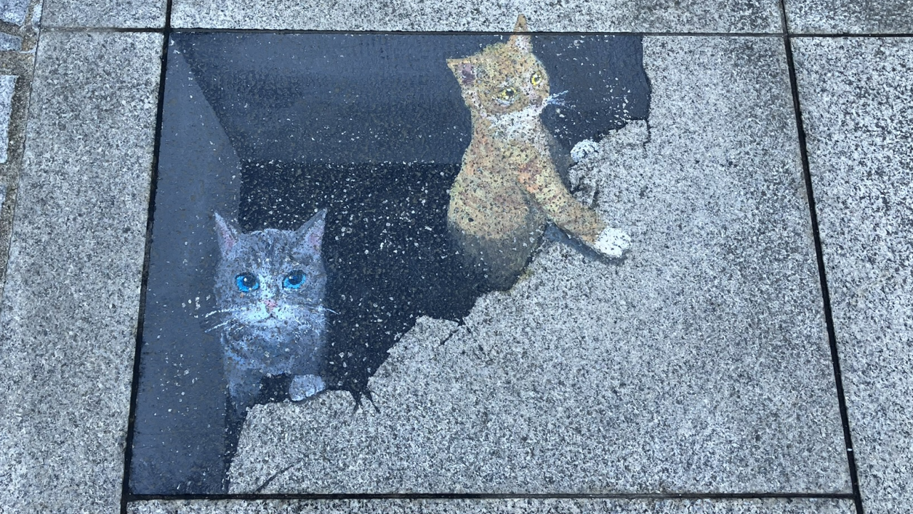 櫻木神社 猫アート